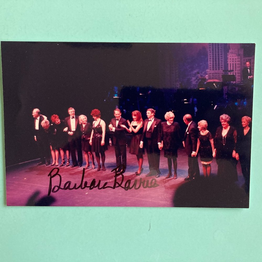 Barbara Barrie (Only) Signed 4X6” Creased Photo Company 1993 Reunion Concert NYC